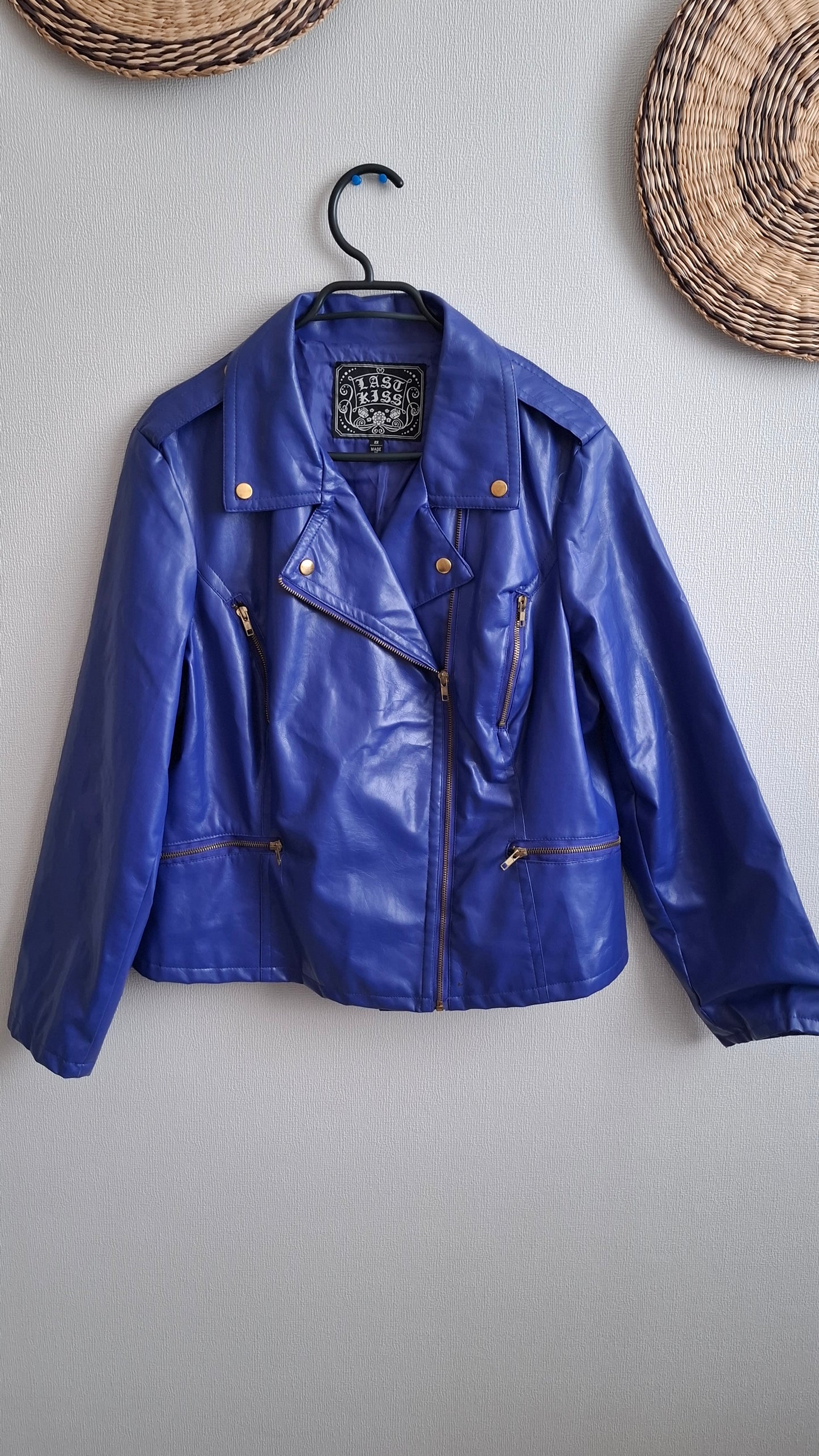 BICKER AZUL ECOCUERO ♻️