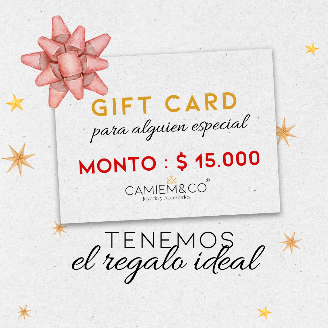 Tarjeta Gift Card CAMIEM
