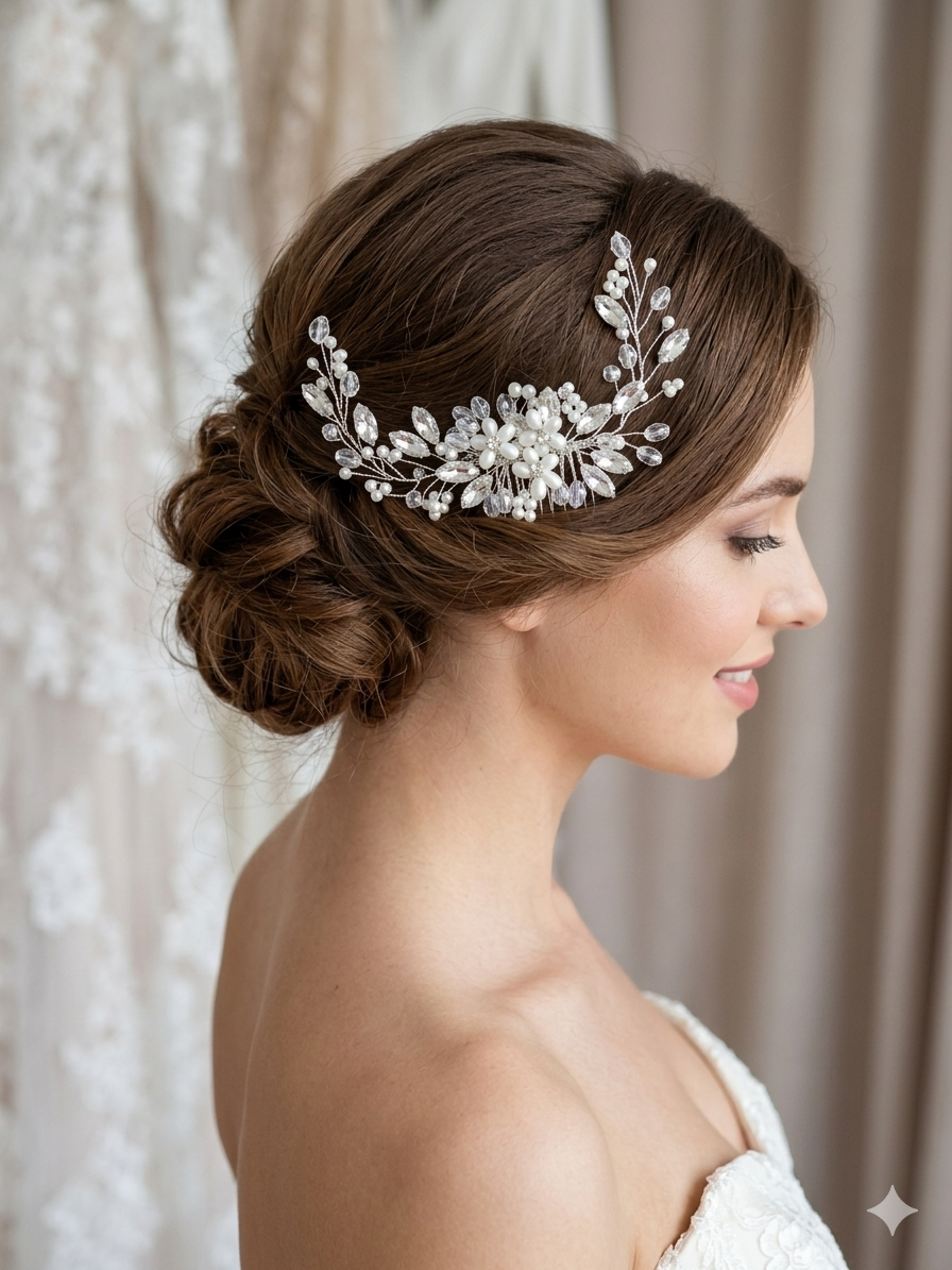 TOCADO DE NOVIAS LINA