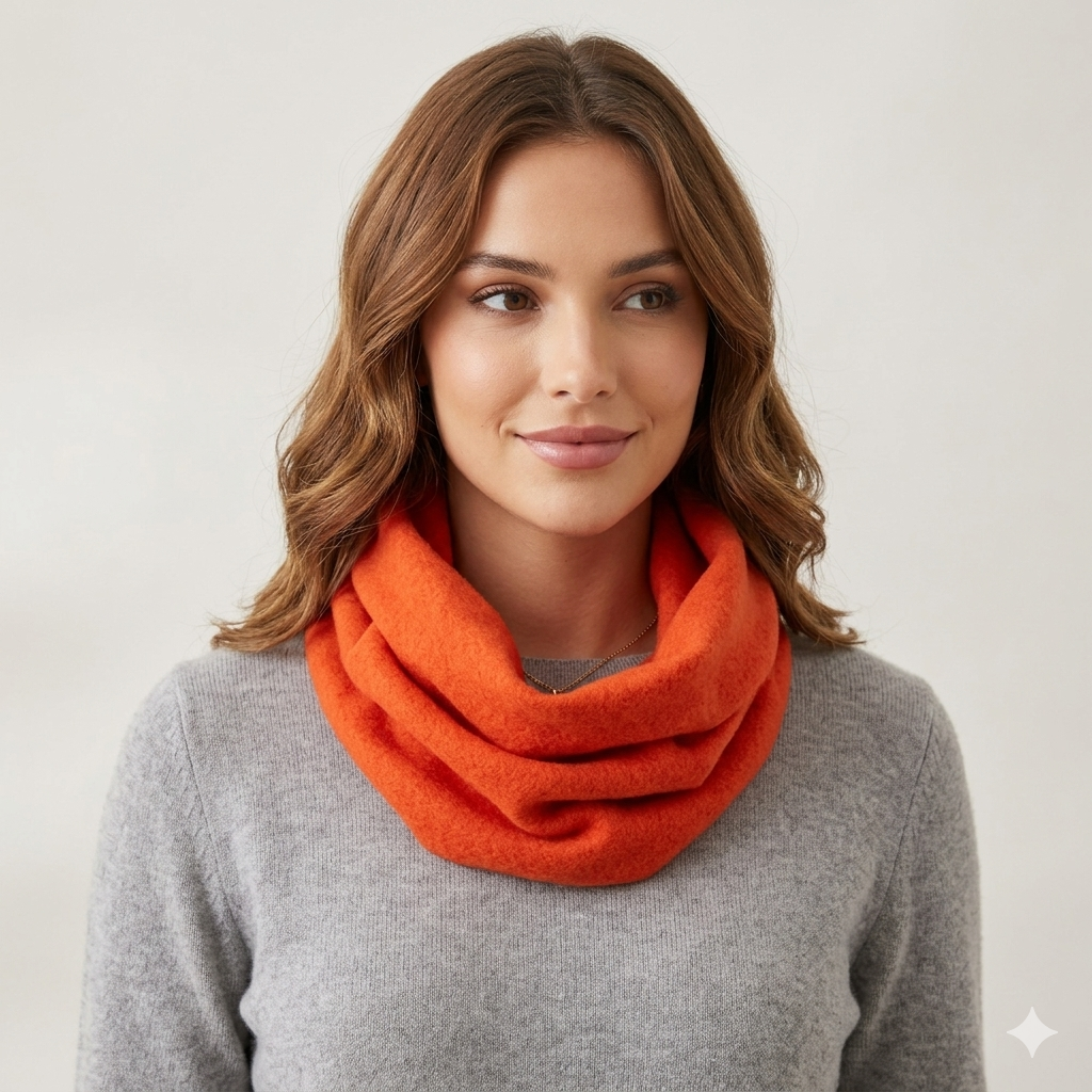 CUELLO DOBLE VUELTA TERRACOTA