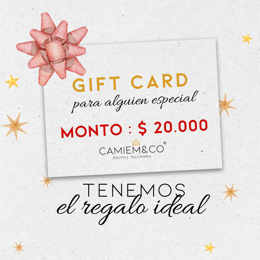 Tarjeta Gift Card CAMIEM
