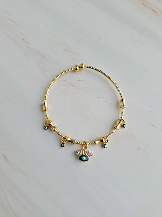 BRAZALETE AMULETO OJO TURCO