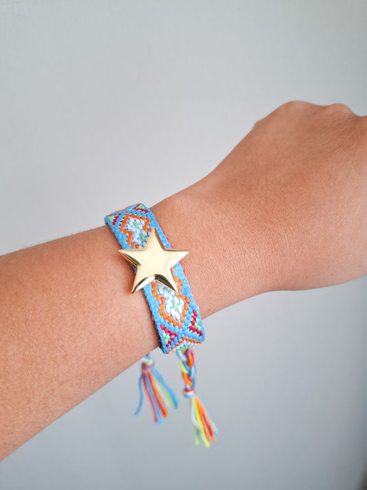 PULSERA TEJIDA ESTRELLA