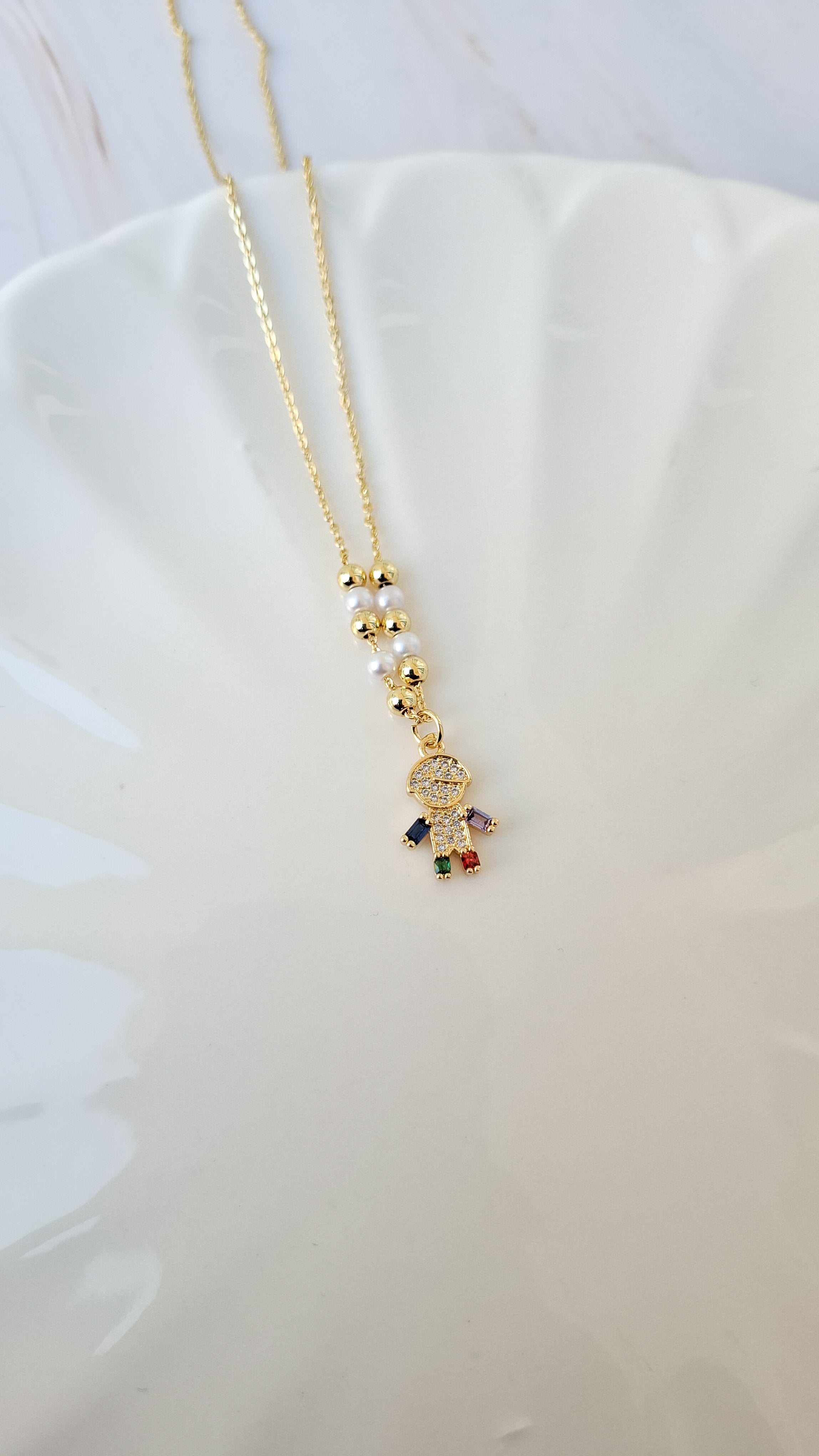 COLLAR NIÑO CIRCONES