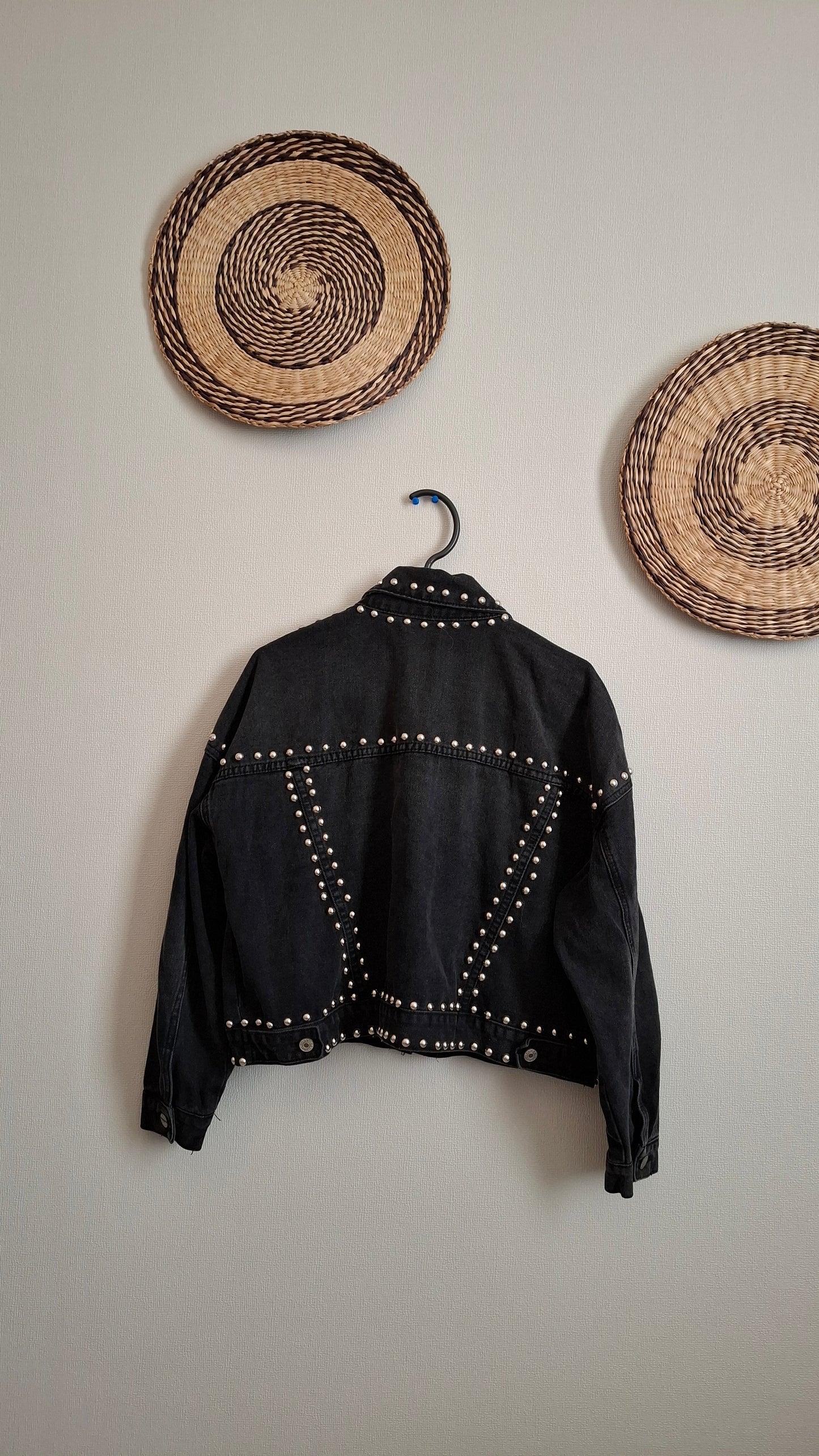 CHAQUETA MEZCLILLA TACHAS ♻️