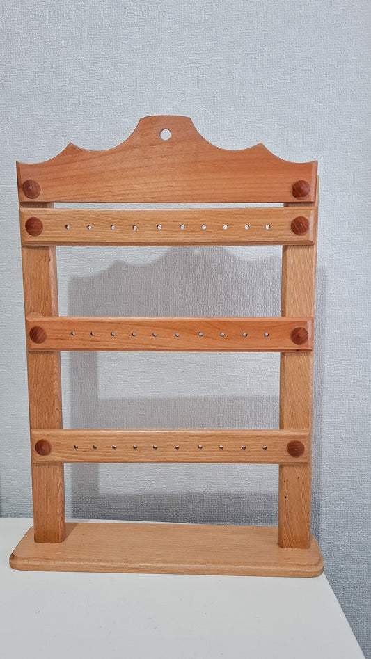 PORTA AROS MADERA 30 PARES DE AROS