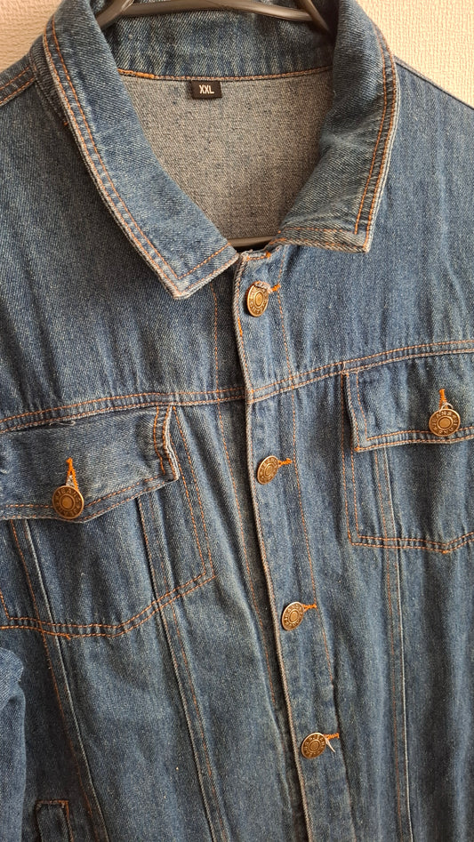 CHAQUETA MEZCLILLA AZUL ♻️