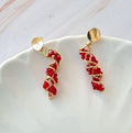 AROS ESPIRALES ROJOS