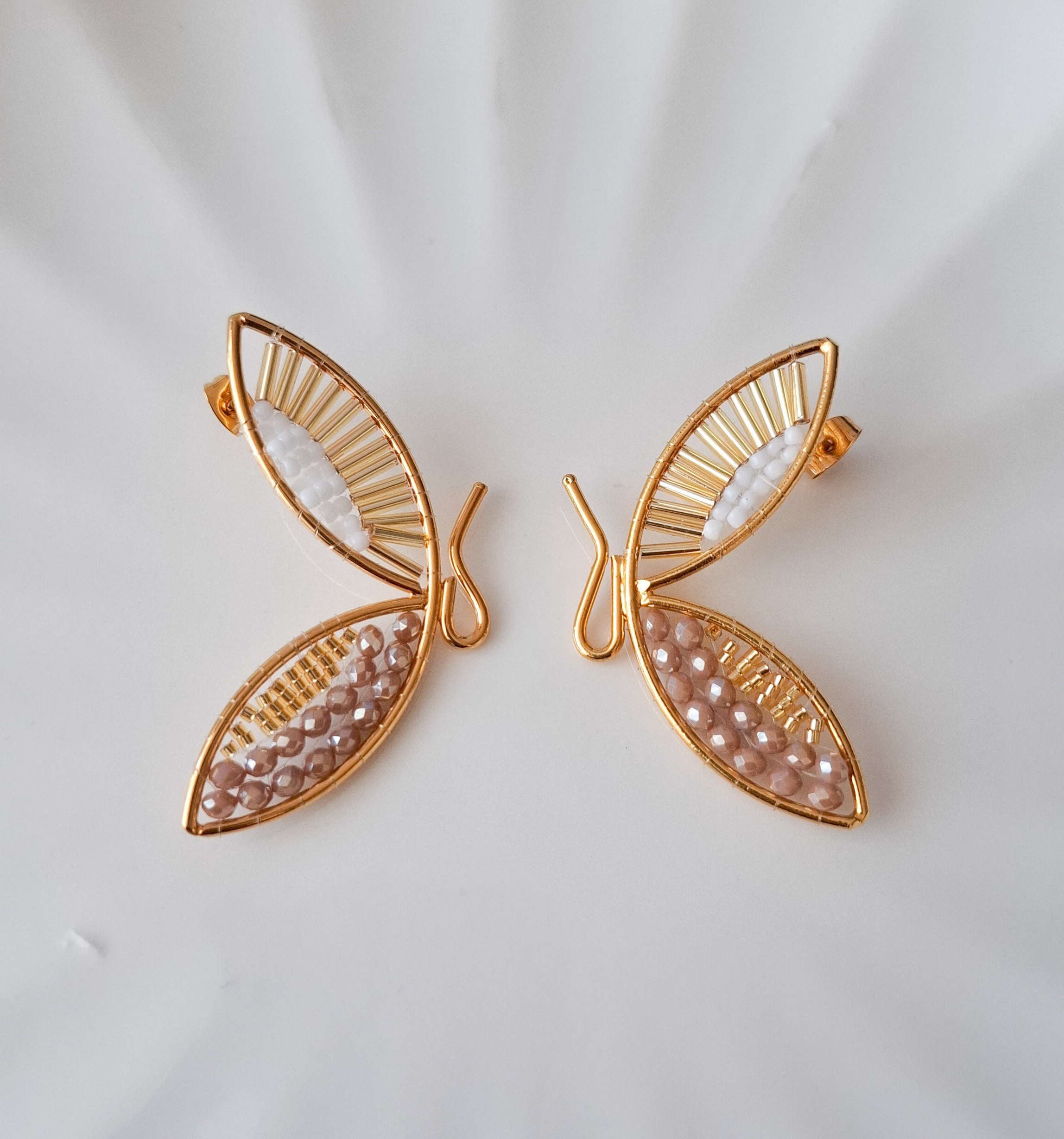 AROS MARIPOSA TEJIDO