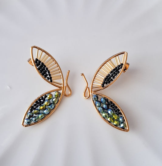 AROS MARIPOSA TEJIDO
