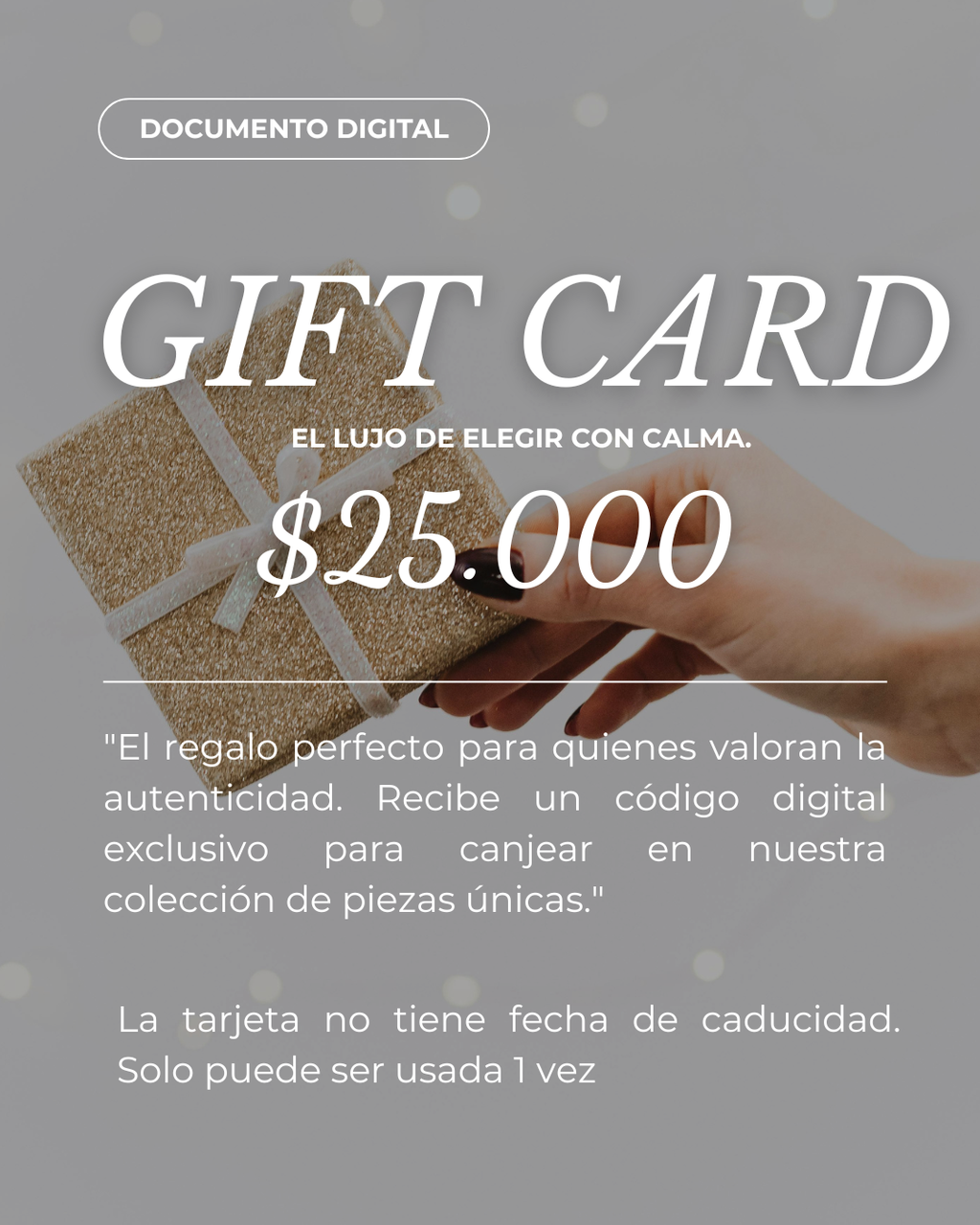 Tarjeta Gift Card CAMIEM