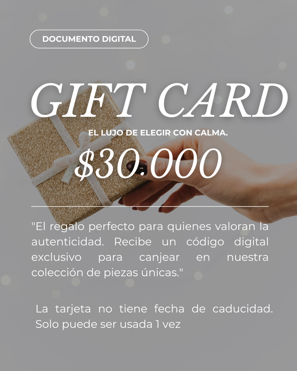 Tarjeta Gift Card CAMIEM