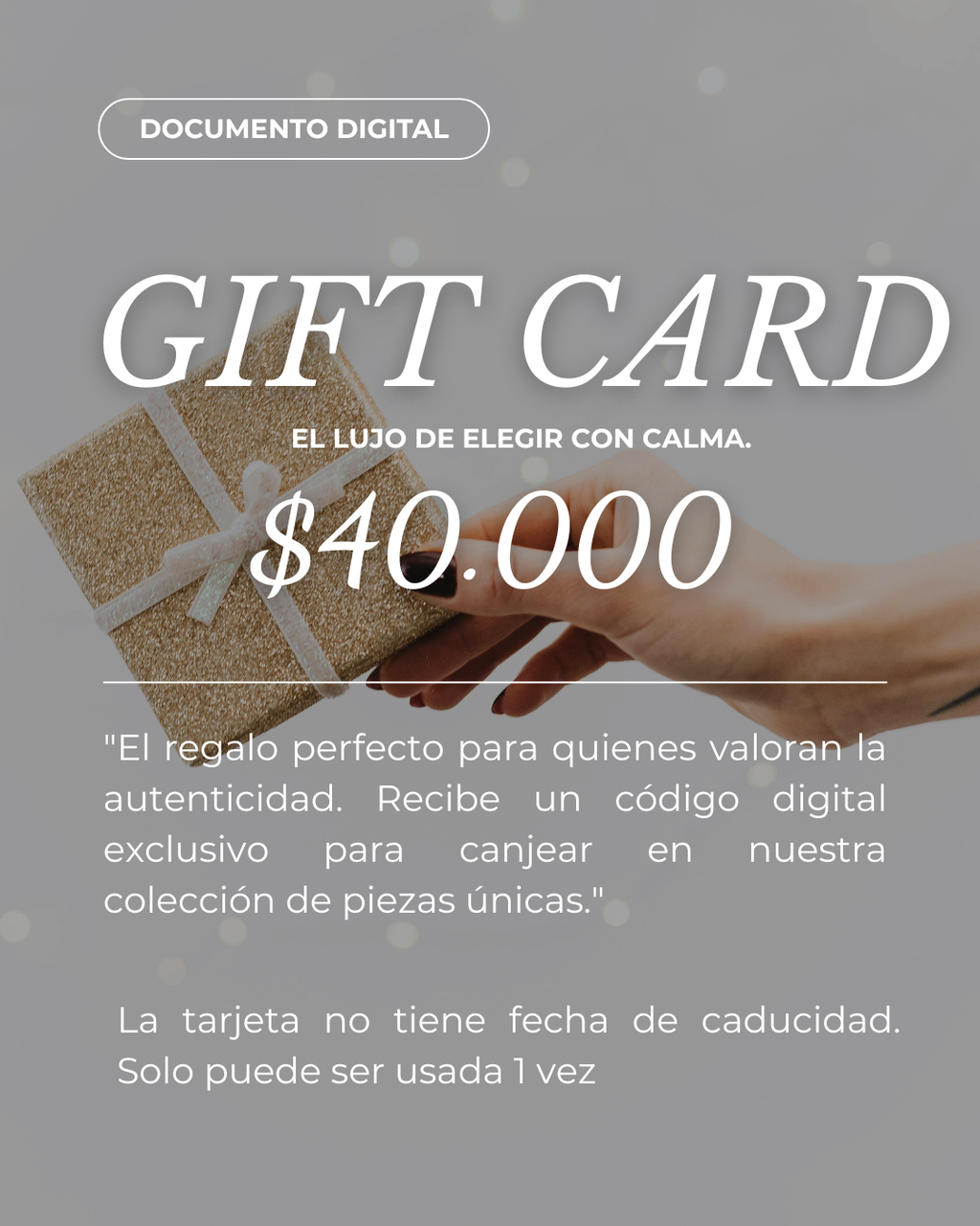 Tarjeta Gift Card CAMIEM