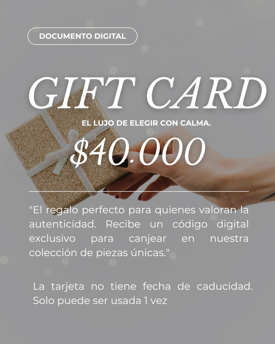 Tarjeta Gift Card CAMIEM