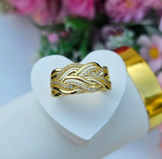 ANILLO TRENZA